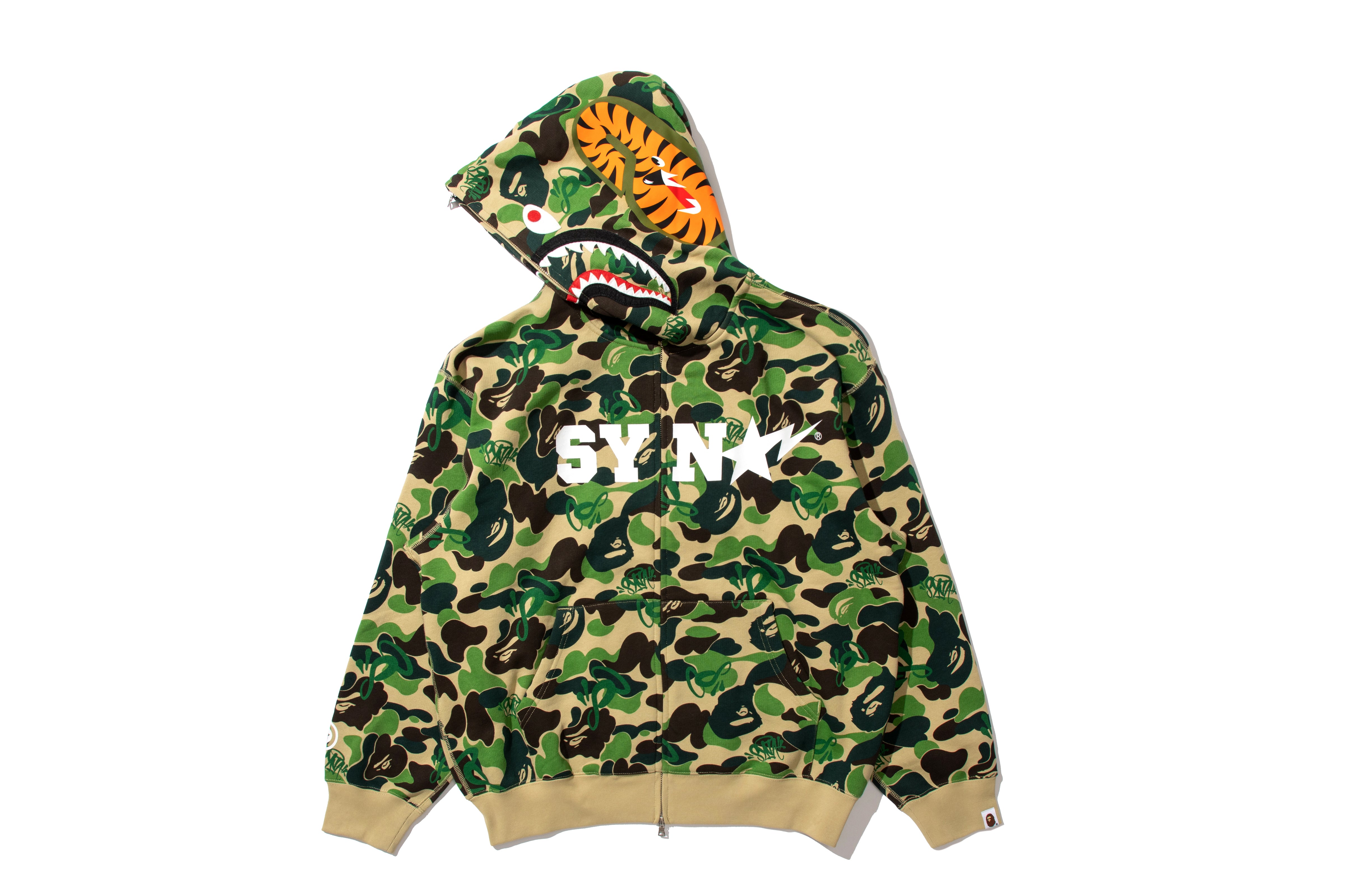 A BATHING APE® BAPE X Spotify X SYNA By Central Cee Shark Full Zip