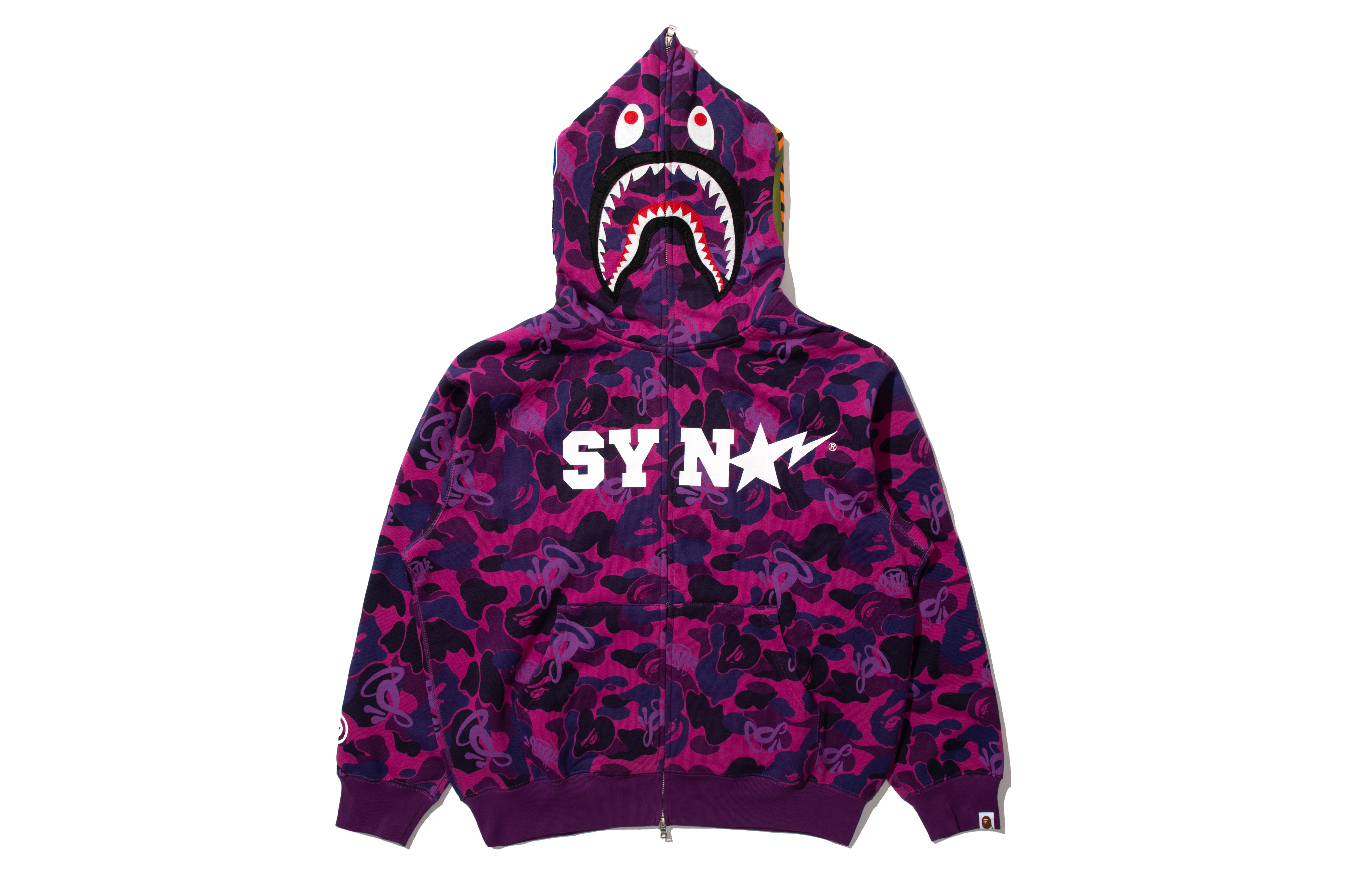 A BATHING APE® BAPE X Spotify X SYNA By Central Cee Shark Full Zip