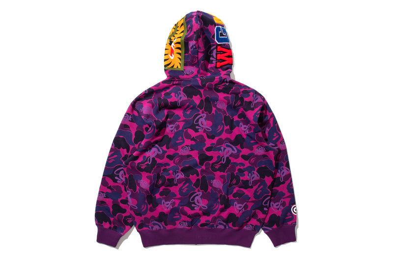 BAPE X SPOTIFY BY CENTRAL CEE CAMO SHARK FULL ZIP HOODIE