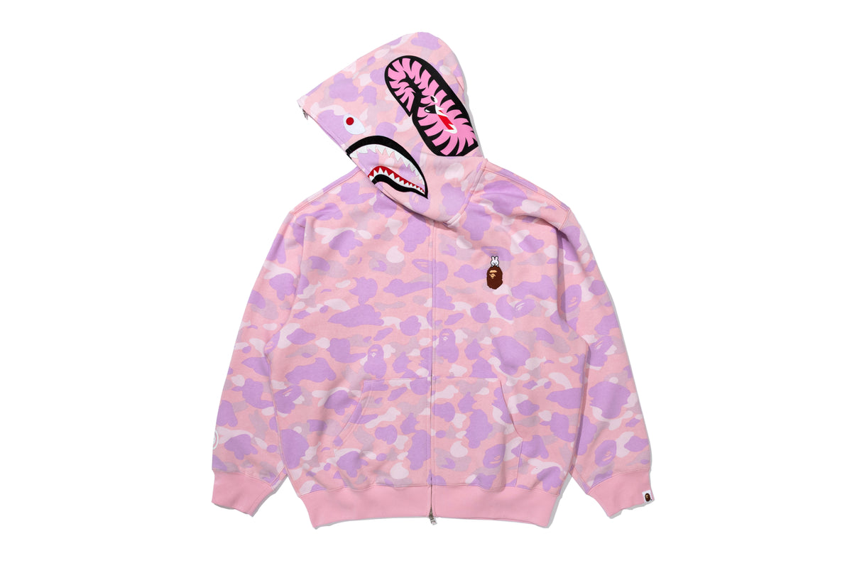 BAPE X STRAY KIDS LEEBIT SHARK FULL ZIP HOODIE