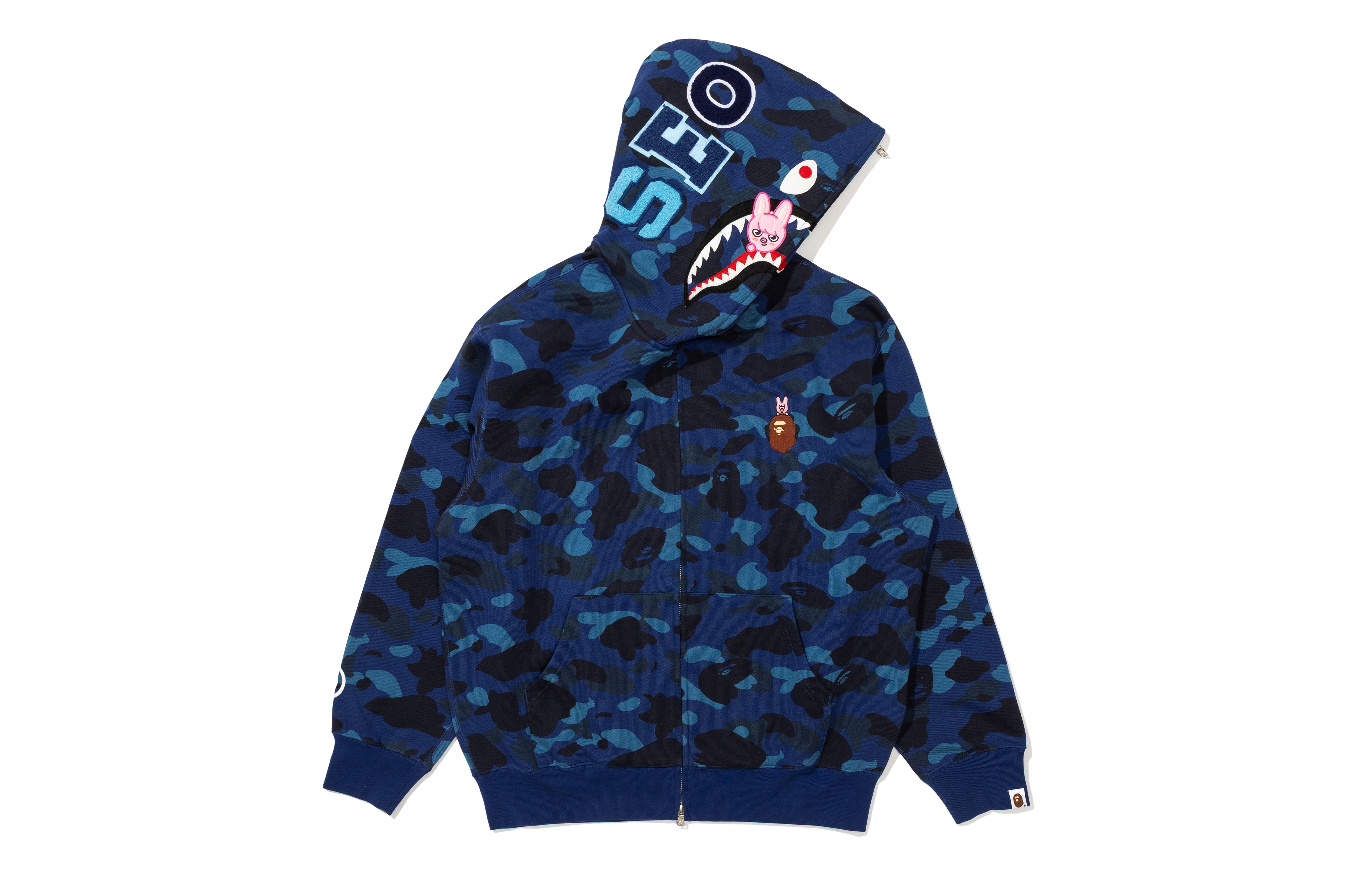A BATHING APE® BAPE X Straykids Dwaekki Shark Full Zip Hoodie