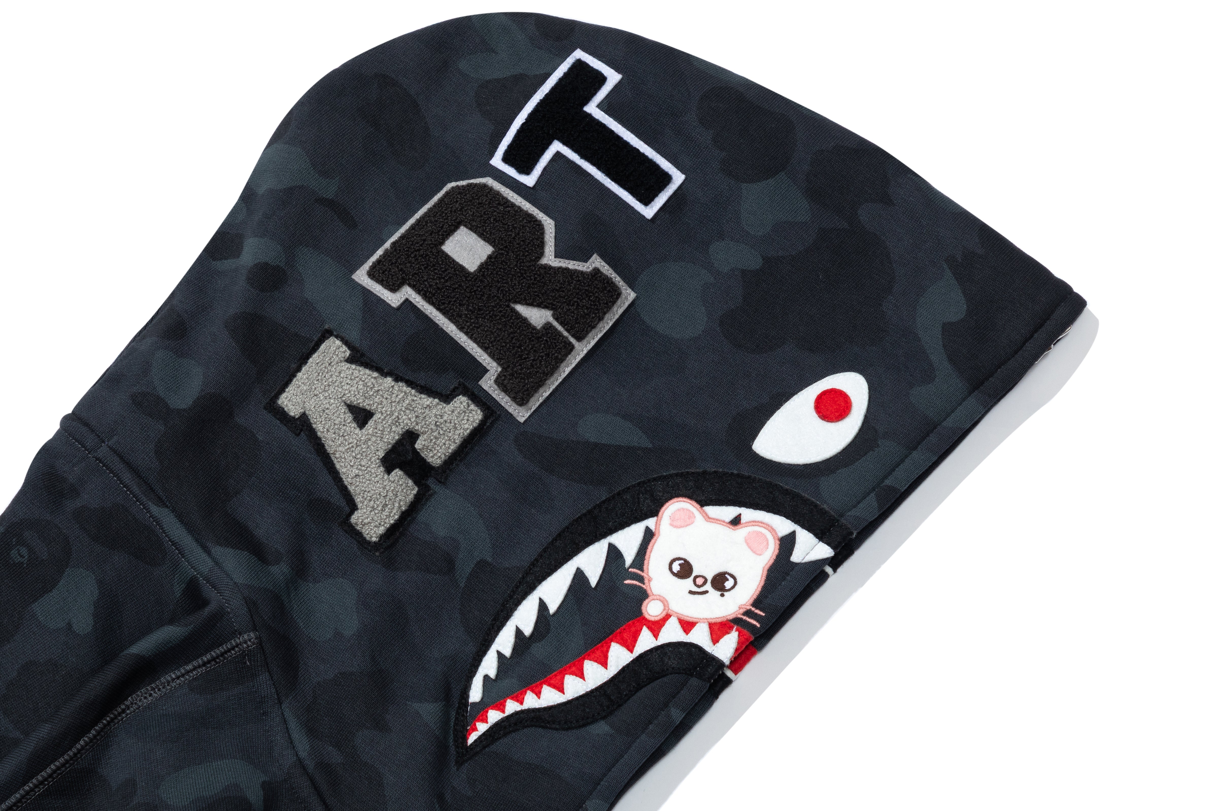 A BATHING APE® BAPE X Straykids Jiniret Shark Full Zip Hoodie