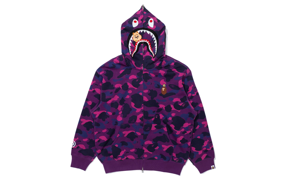 BAPE X STRAY KIDS HAN QUOKKA SHARK FULL ZIP HOODIE
