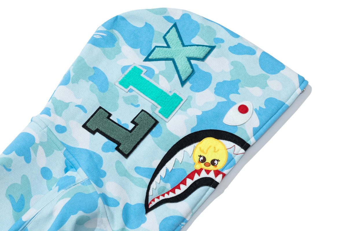 BAPE X STRAY KIDS BBOKARI SHARK FULL ZIP HOODIE