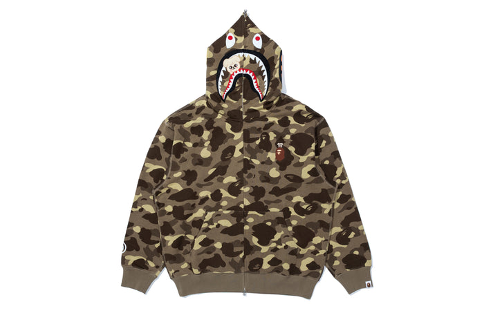 BAPE X STRAY KIDS PUPPYM SHARK FULL ZIP HOODIE