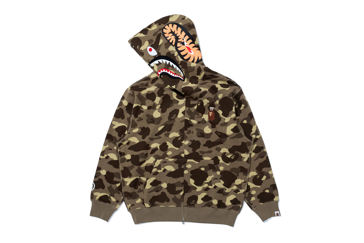 BAPE X STRAY KIDS PUPPYM SHARK FULL ZIP HOODIE