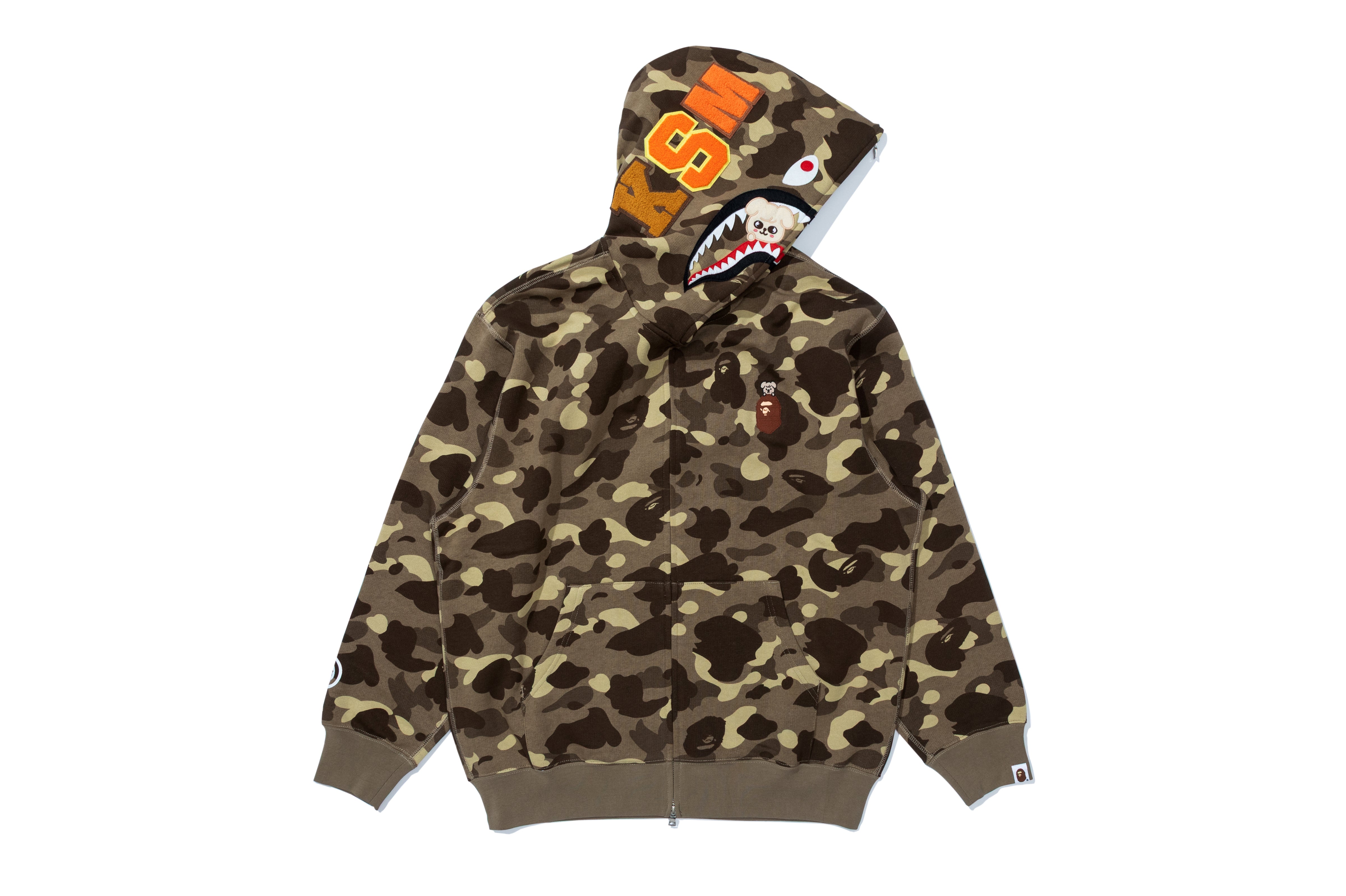 A BATHING APE® BAPE X Straykids Puppym Shark Full Zip Hoodie