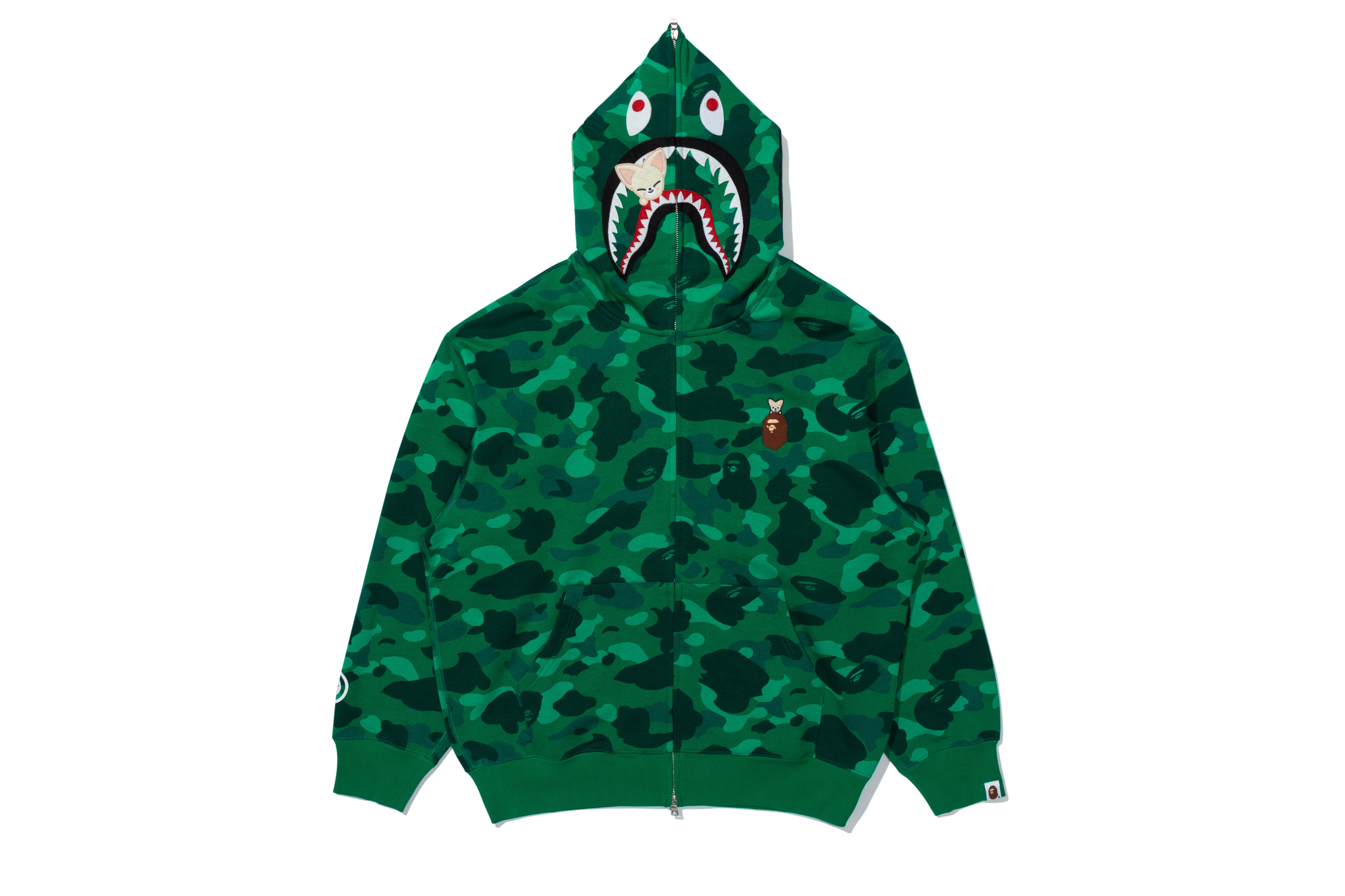 A BATHING APE® BAPE X Straykids Foxi.ny Shark Full Zip Hoodie