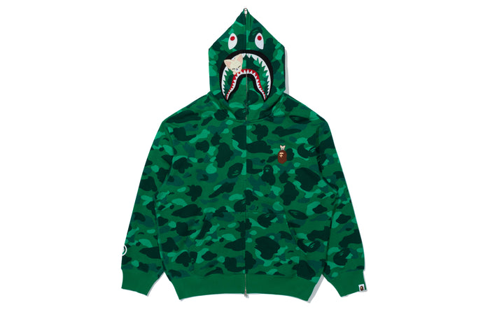 BAPE X STRAY KIDS FOXI.NY SHARK FULL ZIP HOODIE