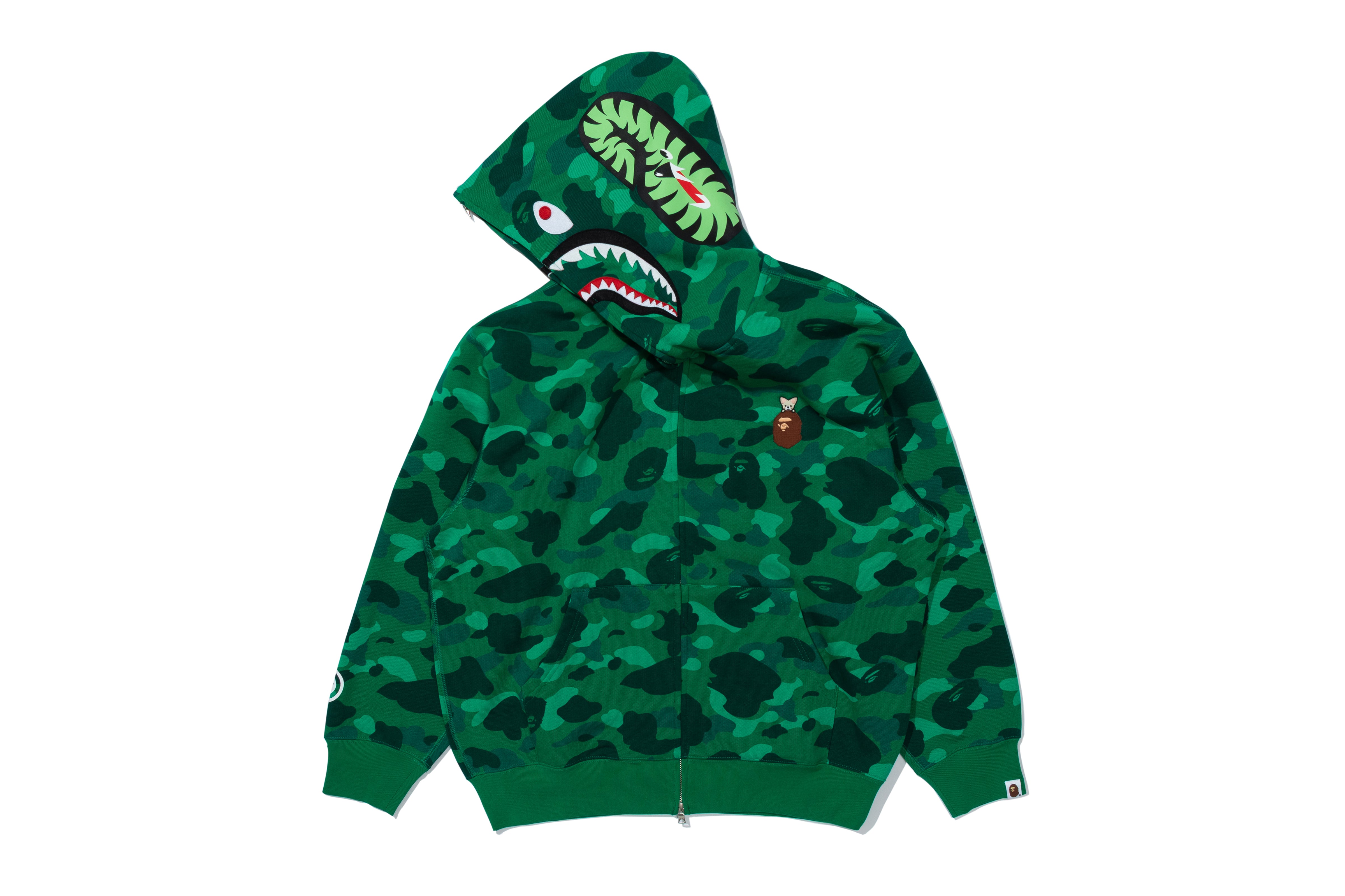 A BATHING APE® BAPE X Straykids Foxi.ny Shark Full Zip Hoodie