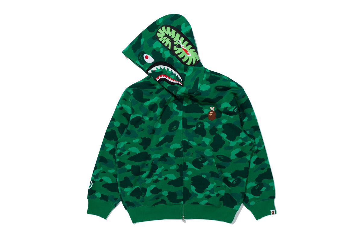 BAPE X STRAY KIDS FOXI.NY SHARK FULL ZIP HOODIE