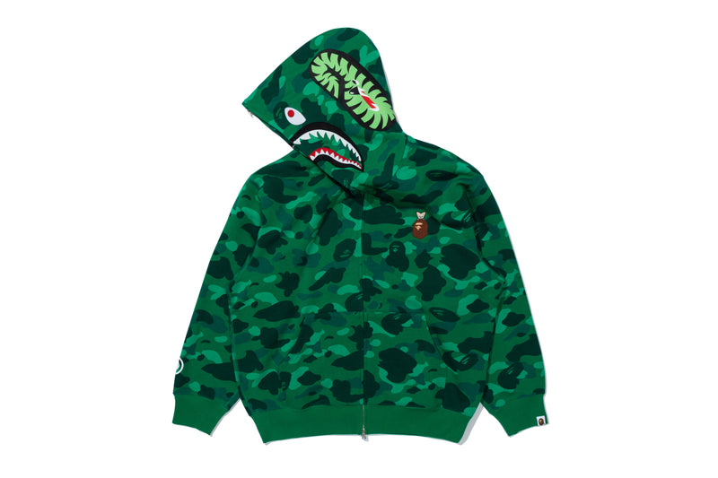 BAPE X STRAY KIDS FOXI.NY SHARK FULL ZIP HOODIE