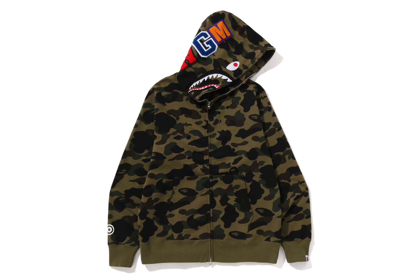 A BATHING APE® 1st Camo Shark Full Zip Hoodie | Bape official