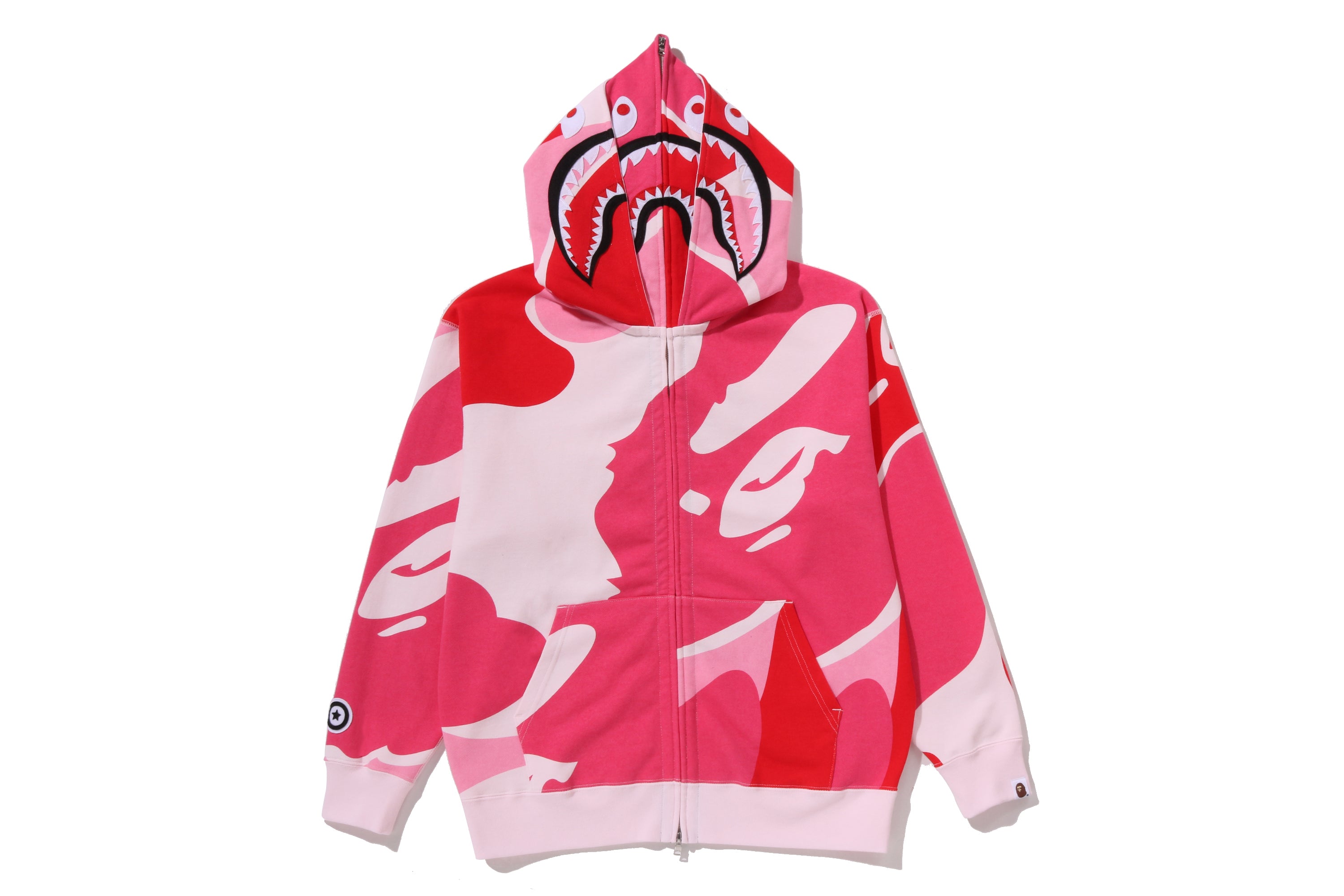 A BATHING APE　BAPE A BATHING APE® Mega Abc Camo Double Shark Relaxed Fit Full Zip