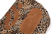 WILD LEOPARD PATTERN SHARK RELAXED FIT FULL ZIP HOODIE