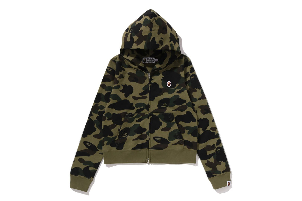 1ST CAMO ZIP HOODIE LADIES