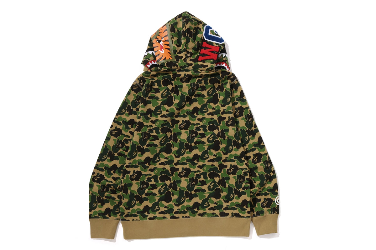 ABC CAMO DOUBLE SHARK FULL ZIP HOODIE