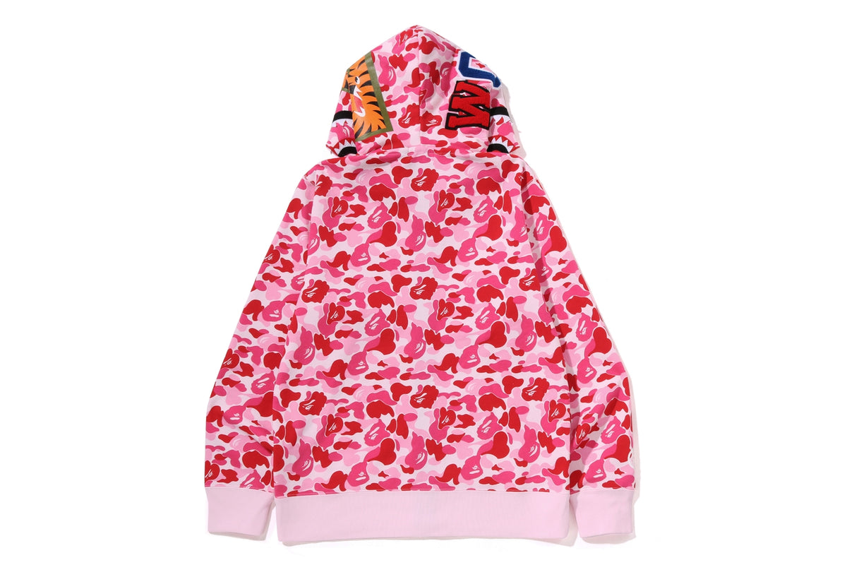 ABC CAMO DOUBLE SHARK FULL ZIP HOODIE