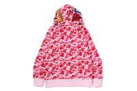 ABC CAMO DOUBLE SHARK FULL ZIP HOODIE