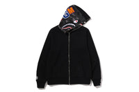 COLOR CAMO REVERSIBLE SHARK FULL ZIP HOODIE