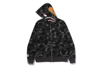 COLOR CAMO REVERSIBLE SHARK FULL ZIP HOODIE