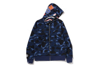 COLOR CAMO REVERSIBLE SHARK FULL ZIP HOODIE