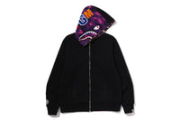 COLOR CAMO REVERSIBLE SHARK FULL ZIP HOODIE