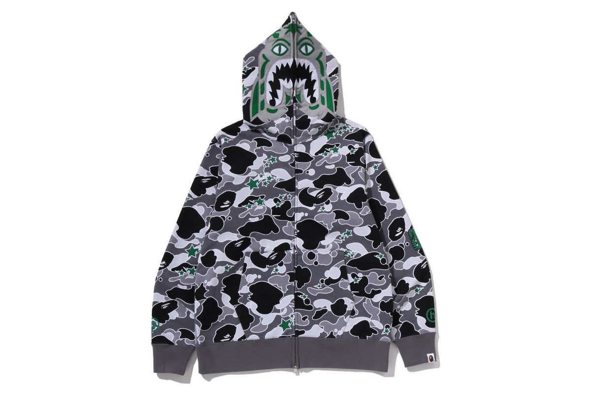 BAPE X HIDDEN STA CAMO TIGER FULL ZIP HOODIE