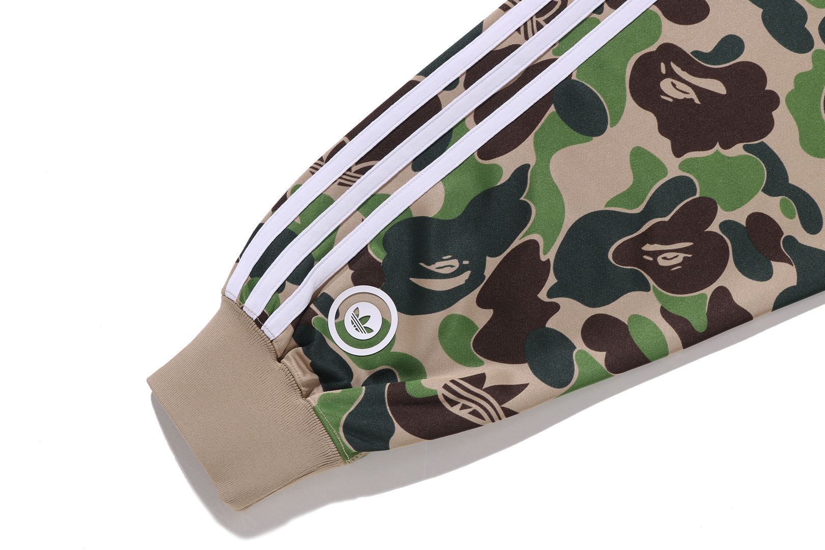 A BATHING APE® BAPE X Adidas Relaxed Fit Track Camo Shark Full Zip