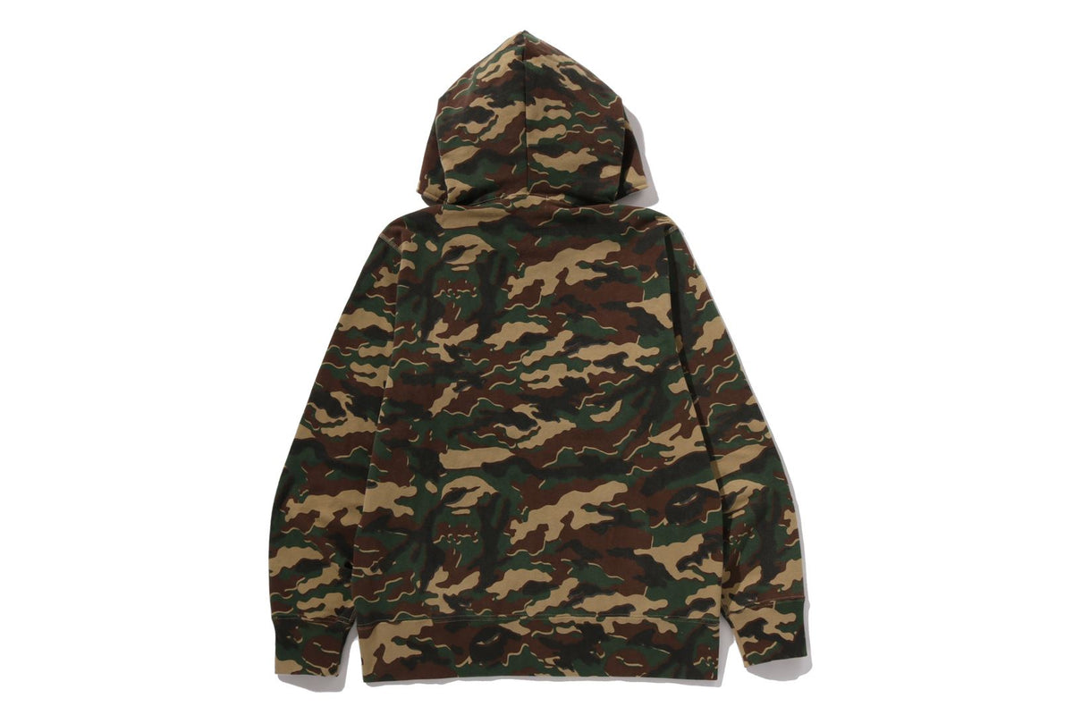 GLITCH WOODLAND CAMO FULL ZIP HOODIE