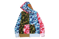 ABC CAMO CRAZY SHARK FULL ZIP HOODIE