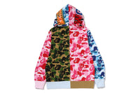 ABC CAMO CRAZY SHARK FULL ZIP HOODIE