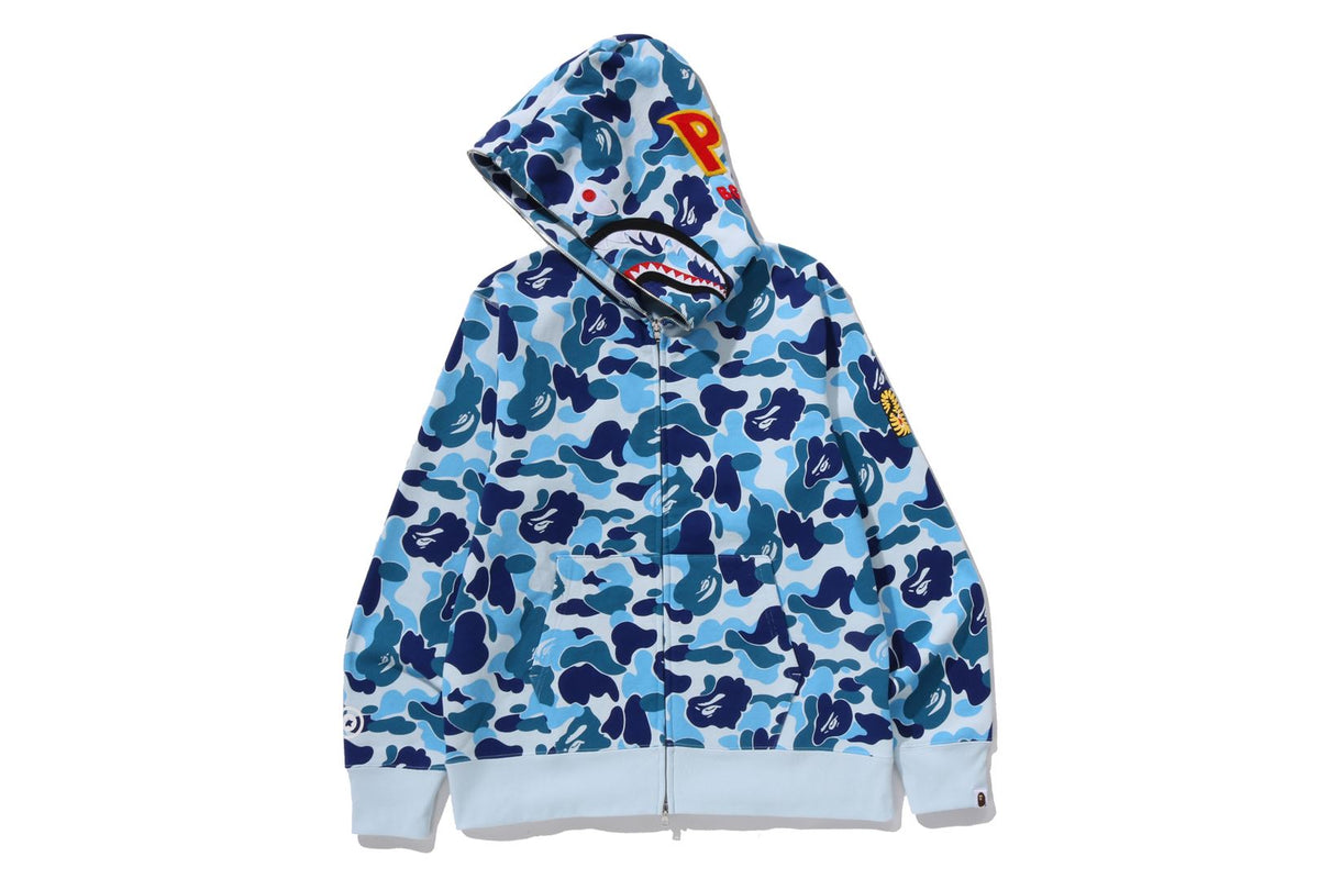 ABC CAMO 2ND SHARK FULL ZIP HOODIE