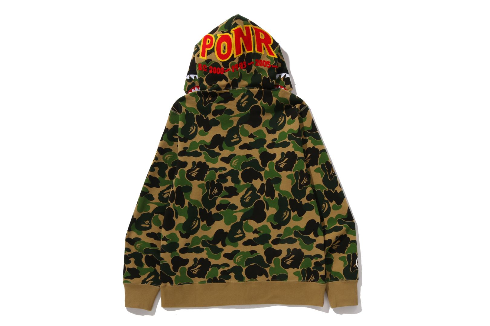 A BATHING APE® Abc Camo 2nd Shark Full Zip Hoodie | Bape official