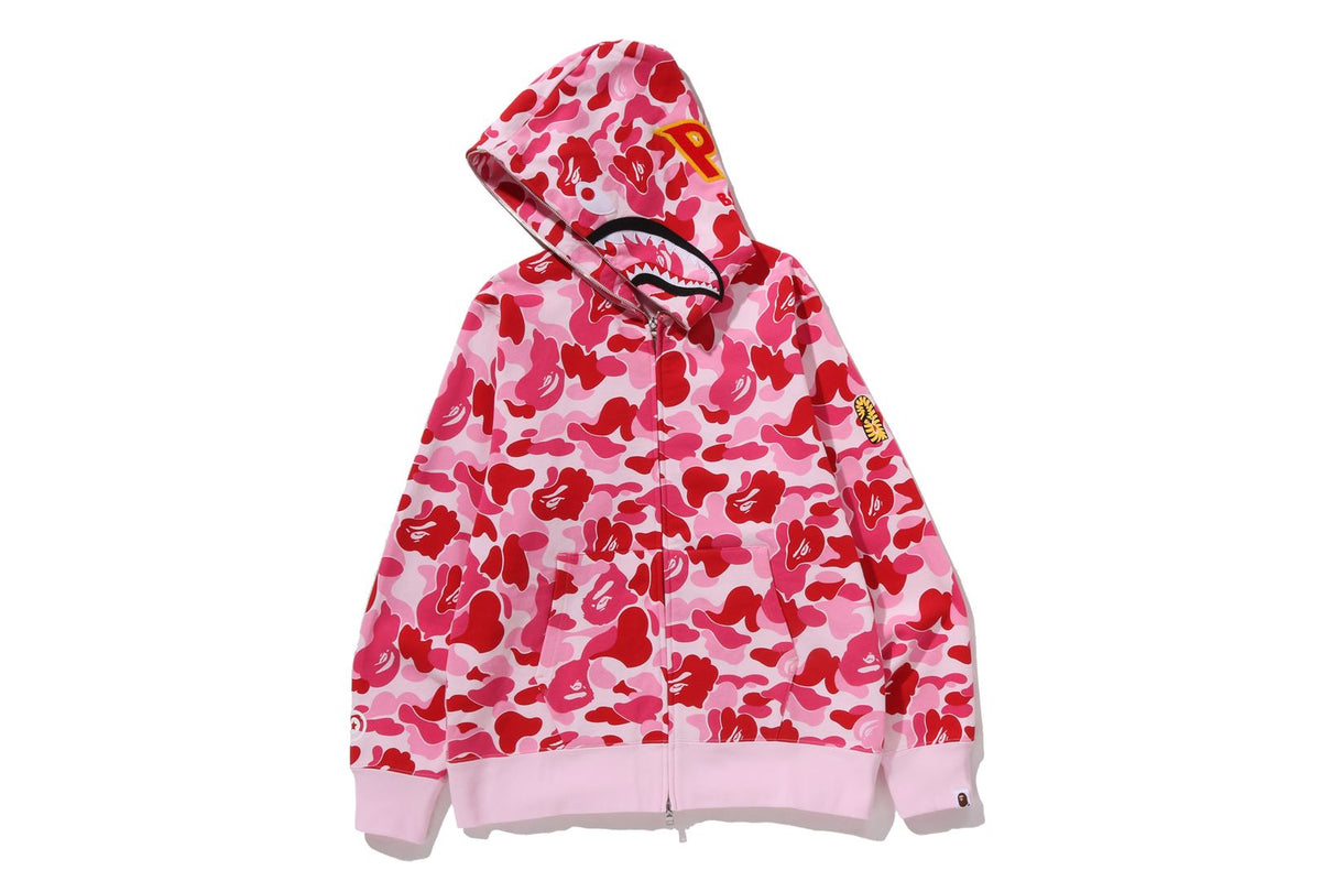 ABC CAMO 2ND SHARK FULL ZIP HOODIE