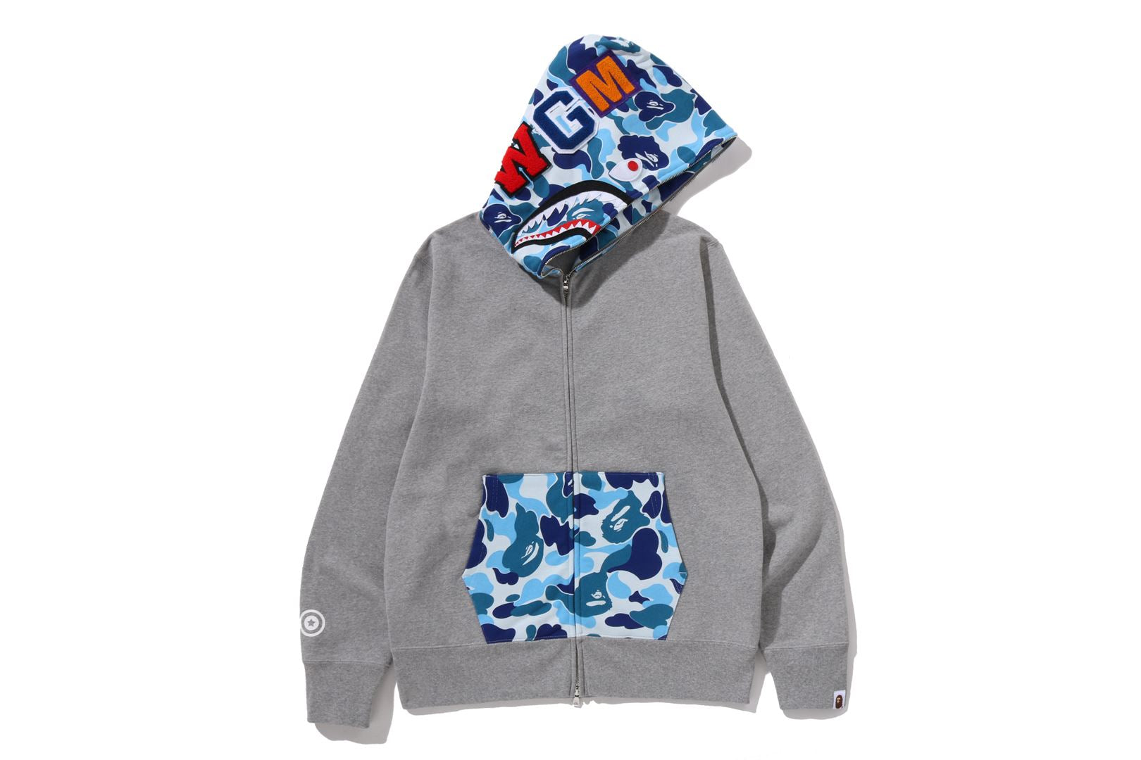 A BATHING APE® Abc Camo Shark Full Zip Hoodie | Bape official