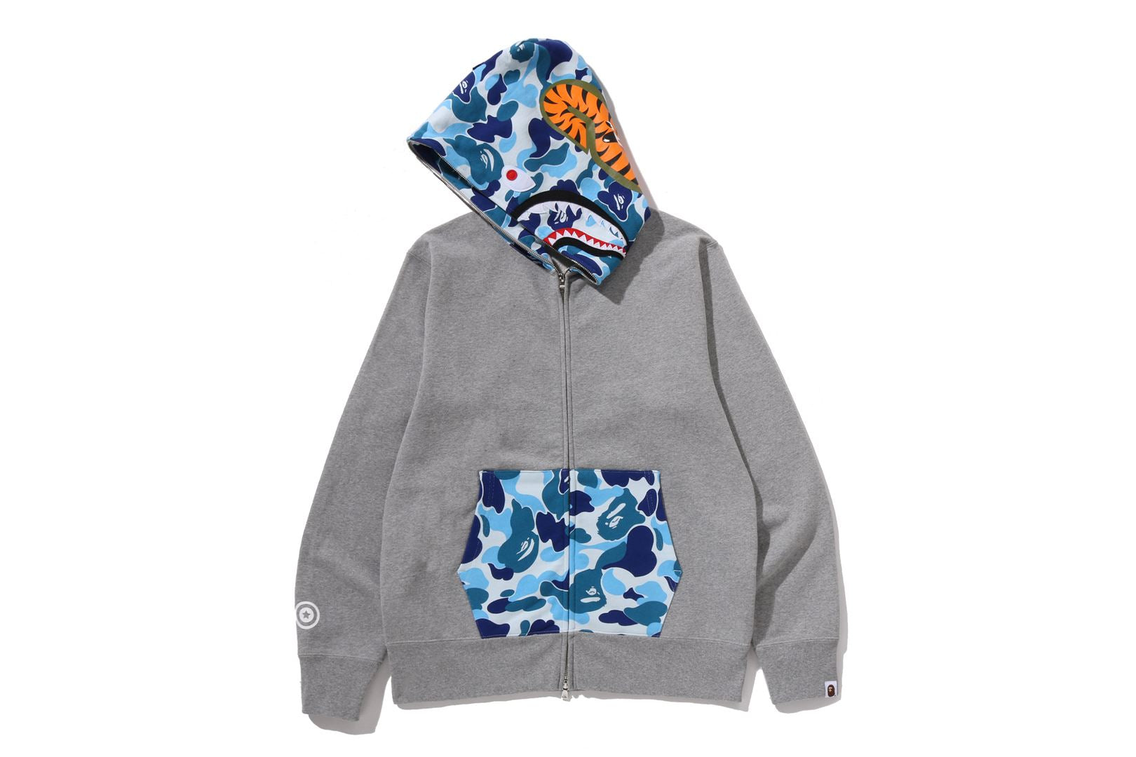 A BATHING APE® Abc Camo Shark Full Zip Hoodie | Bape official