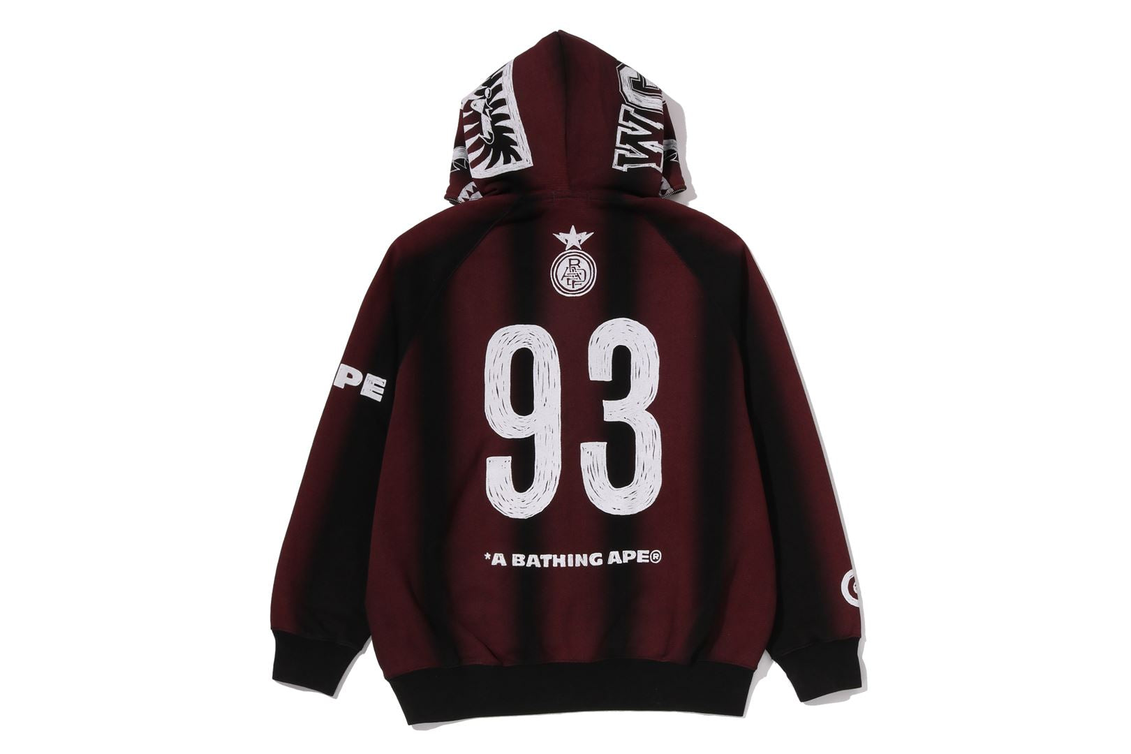 A BATHING APE® Hand Draw Football Shark Relaxed Fit Full Zip