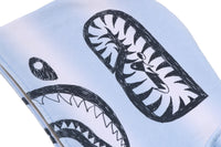 HAND DRAW FOOTBALL SHARK RELAXED FIT FULL ZIP HOODIE
