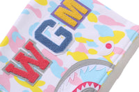 NEW MULTI CAMO SHARK CROPPED FULL ZIP HOODIE LADIES