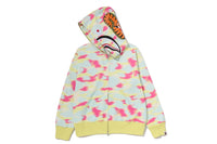 SCREEN CAMO SHARK FULL ZIP HOODIE