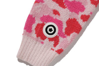 ABC CAMO TOWEL JACQUARD SHARK CROPPED FULL ZIP HOODIE LADIES