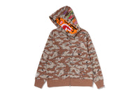 TIGER CAMO TIGER FULL ZIP HOODIE