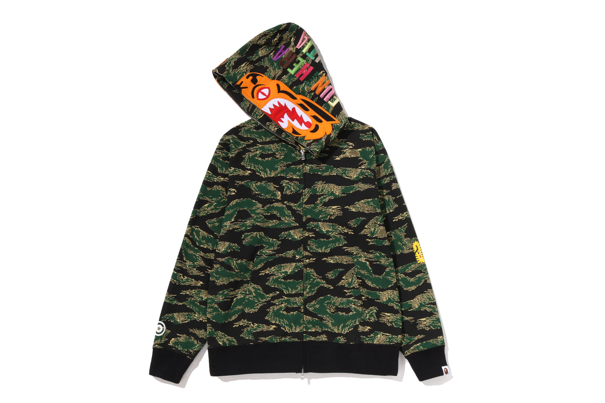 TIGER CAMO TIGER FULL ZIP HOODIE