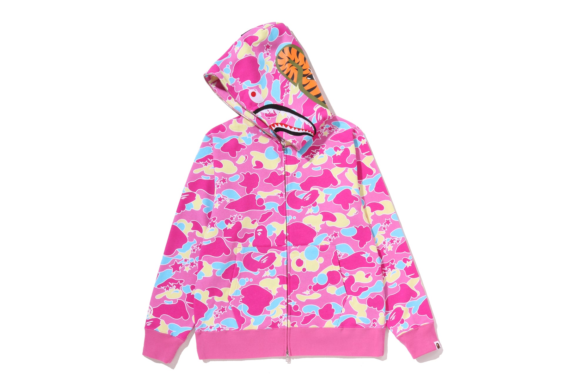 A BATHING APE® STA Camo Shark Full Zip Hoodie | Bape official