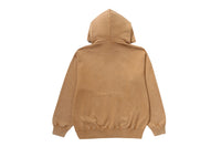 GARMENT DYED ONE POINT RELAXED FIT FULL ZIP HOODIE