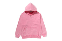 GARMENT DYED ONE POINT RELAXED FIT FULL ZIP HOODIE