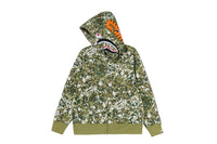 SPLASH CAMO SHARK FULL ZIP HOODIE