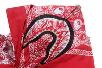 PAISLEY PATTERN SHARK FULL ZIP HOODIE