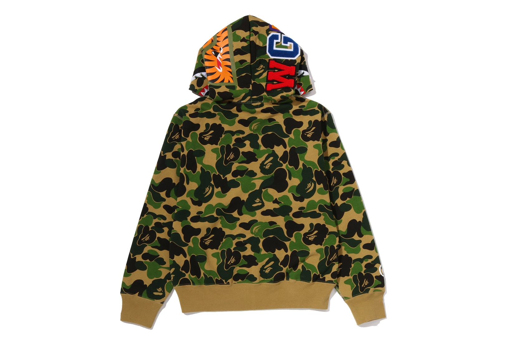 A BATHING APE® ABC Camo Crystal Stone Shark Full Zip Hoodie | Bape
